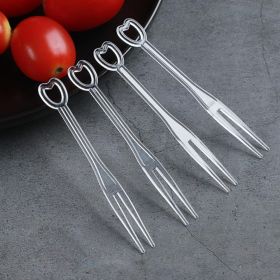 Transparent Fruit Fork