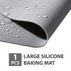 Extra Large Silicone Baking Mat Long Pastry Mats for Rolling Kneading Dough Fondant Pie Crust Pizza Cookie Placemats Cooking Sheet Liner with Non Slip