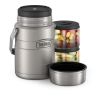 Thermos Stainless King Food Jar, Matte Steel, 47 Ounce