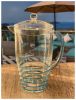 2.5 Quarts Water Pitcher with Lid, Swirl Unbreakable Plastic Pitcher, Drink Pitcher, Juice Pitcher with Spout BPA Free