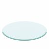 32" Inch Round Tempered Glass Table Top Clear Glass 3/8 Inch Thick Beveled Polished Edge