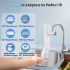 Vortopt Faucet Water Filter For Sink - NSF Certified Water Purifier For Faucet, 400 Gallons Faucet Mount Tap Water Filtration System For Kitchen, Bath