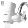 Vortopt Faucet Water Filter For Sink - NSF Certified Water Purifier For Faucet, 400 Gallons Faucet Mount Tap Water Filtration System For Kitchen, Bath